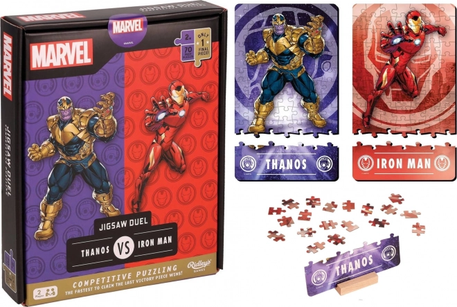 Puzzle-Duell Marvel Avengers: Thanos vs. Iron Man