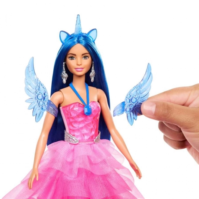 Barbie Prinzessin Sapphire mit geflügeltem Einhorn