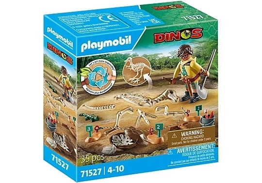 Playmobil Dinos Ausgrabungsset mit Dinosaurierskelett