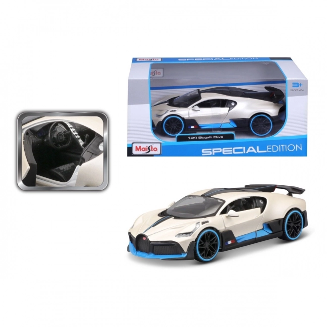 Kompositmodell Bugatti Divo Weiß