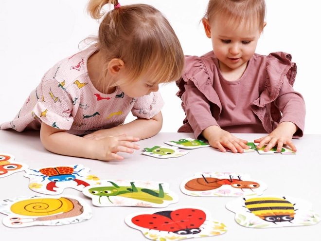 Puzzle Krabbeltiere Vierlinge