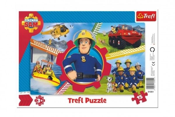 Trefl Puzzle Feuerwehrmann Sam 15 Teile