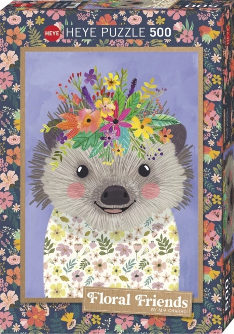 Heye Puzzle Floral Friends: Lustiger Igel