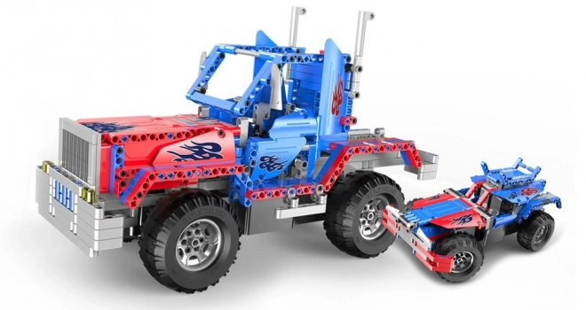 Ferngesteuertes 2-in-1-Geländewagen-Bauset für Kinder ab 6 Jahren