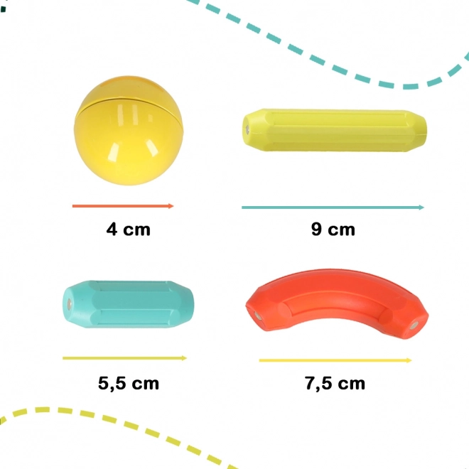 Magnetische Bauklötze für Kleinkinder im Set mit 36 Teilen