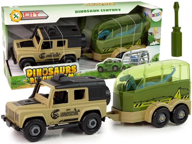 Diy Geländewagen Transporter Dino-Spielzeug