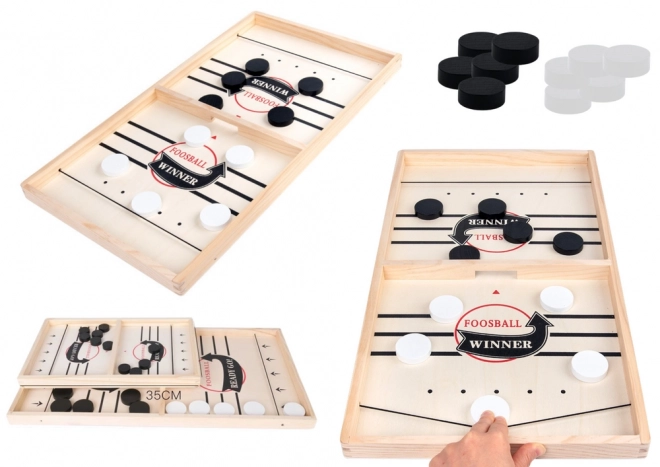 Katapult Tisch-Hockeyspiel aus Holz