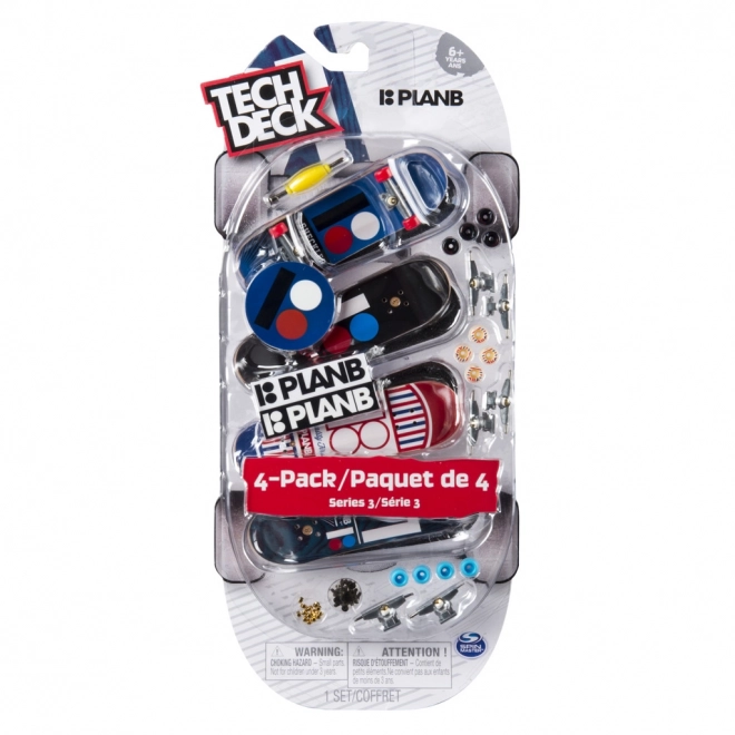 Tech Deck Fingerboard Set 4er-Pack