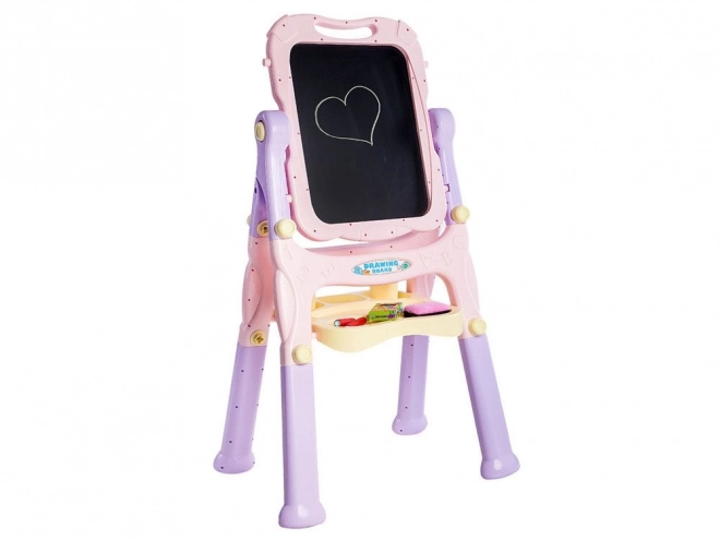 Große magnetische Tafel für Kinderzimmer – rosa