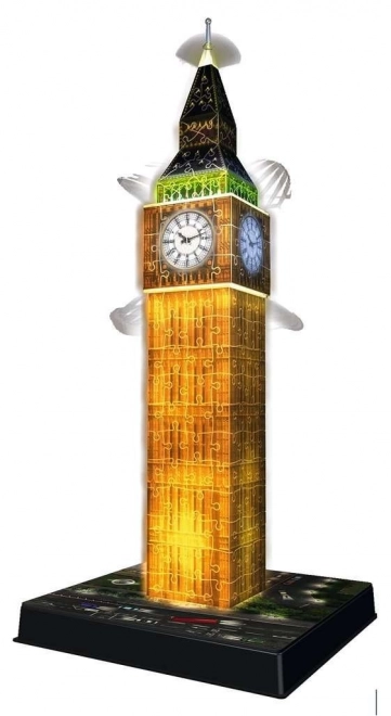 Puzzle 216 Teile 3D Big Ben Nacht