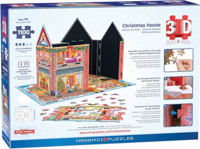 Eurographics 3D Puzzle Weihnachts-Chalet 1100 Teile