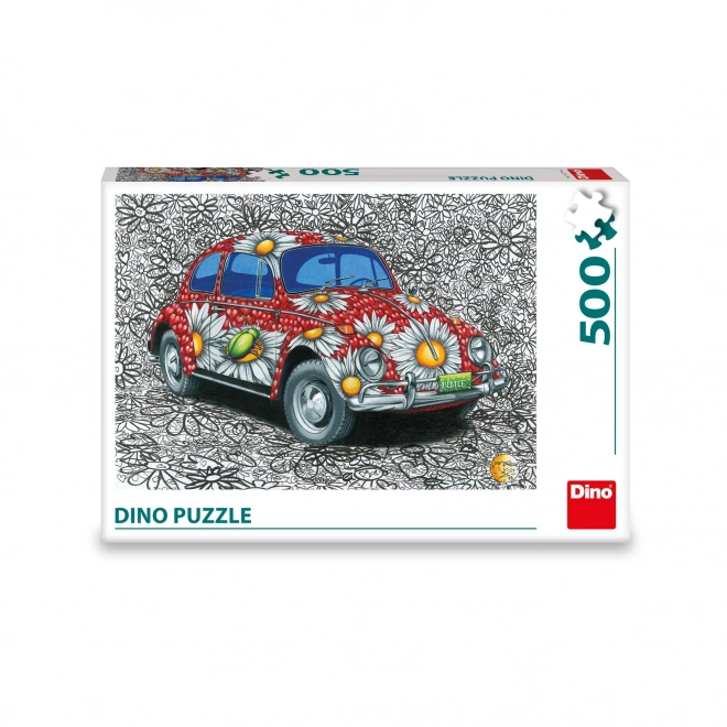 Malerei-Puzzle VW Käfer