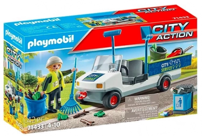 Stadtreinigung mit Elektroauto - PLAYMOBIL City Action