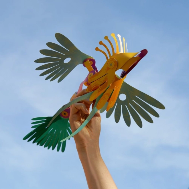 Magnetische Bausätze Clixo tropische Vögel aus dem Regenwald