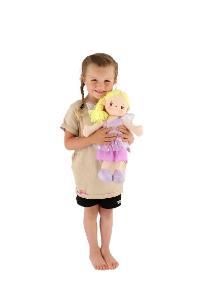 Panenka Fee Lila Stoffpuppe 40 cm