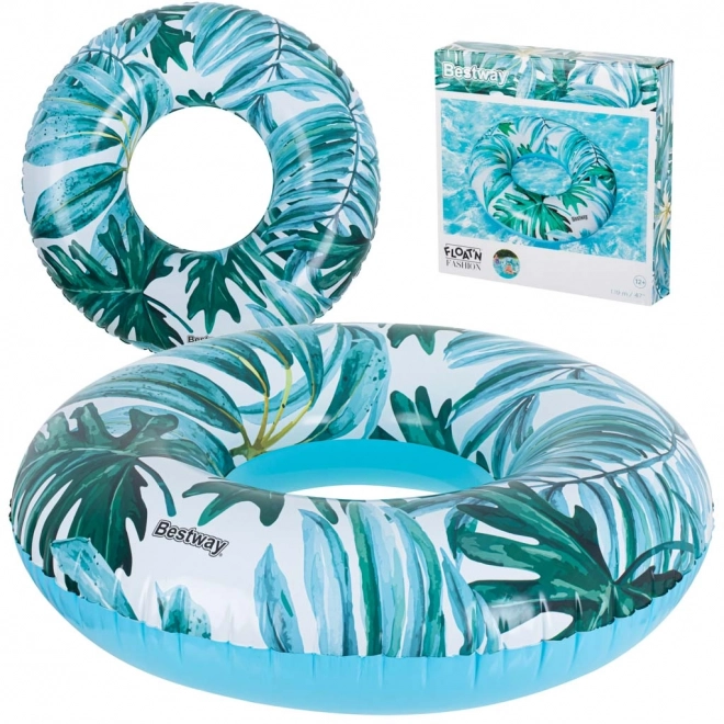 Bestway aufblasbarer Schwimmring Tropical Palms