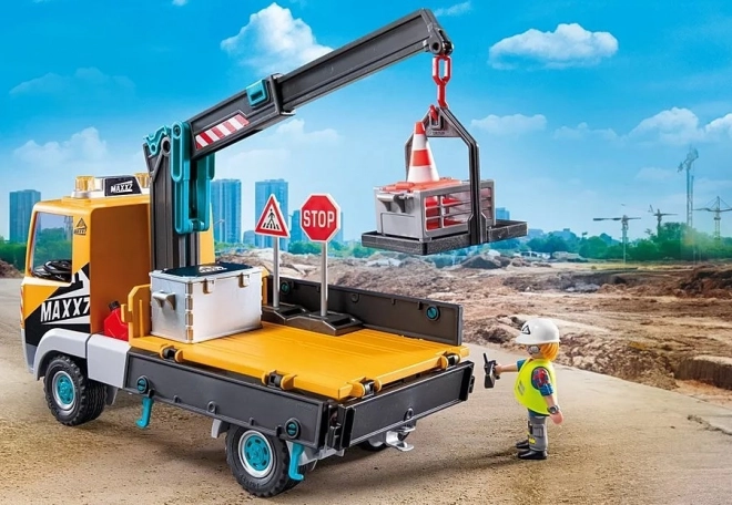 Playmobil Bau-LKW mit Kran
