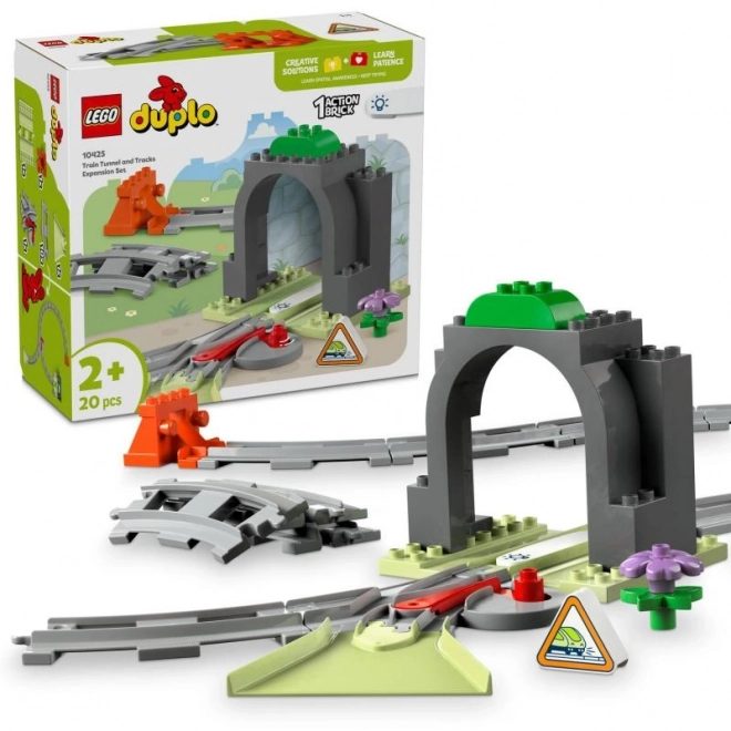 Lego Duplo Tunnel und Schienen Erweiterungsset