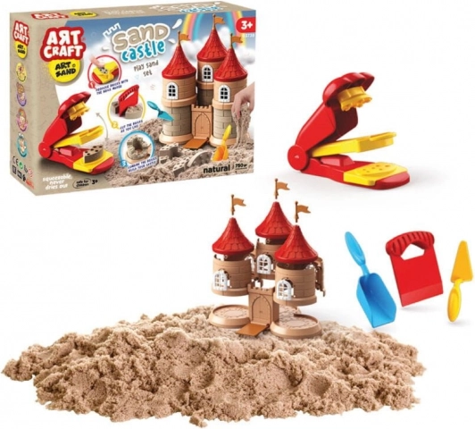 Art Craft Schloss-Bauset aus kinetischem Sand