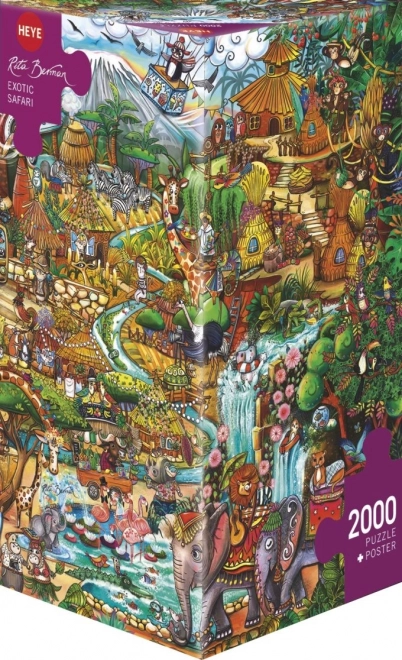 Heye Puzzle Exotische Safari 2000 Teile