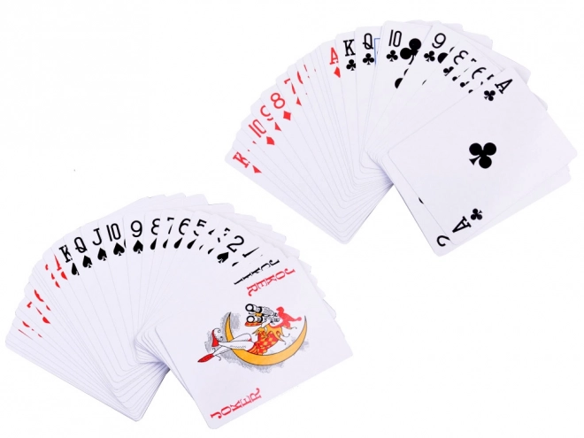 Doppelseitiges Kartenspiel-Set Poker und Blackjack