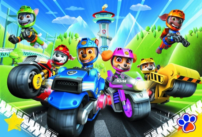 Puzzle TREFL 100 Teile - PAW Patrol auf Motorrädern