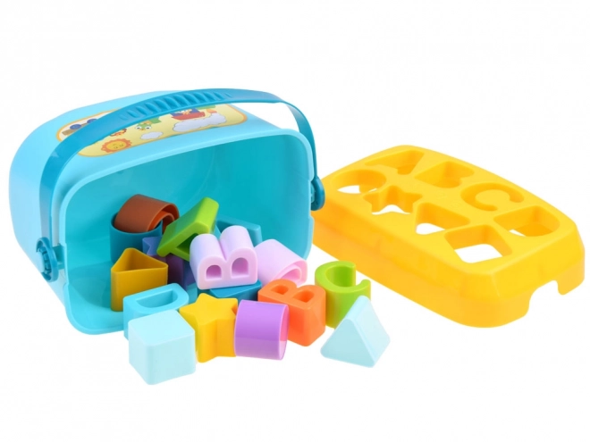 Eimer Buchstabenbausteine Sortier-Set