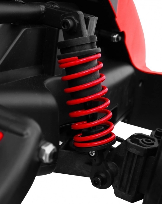 Kinder Gokart Bolid XR-1 mit Batterie Rot + verstellbarer Lenker + geformter Sitz