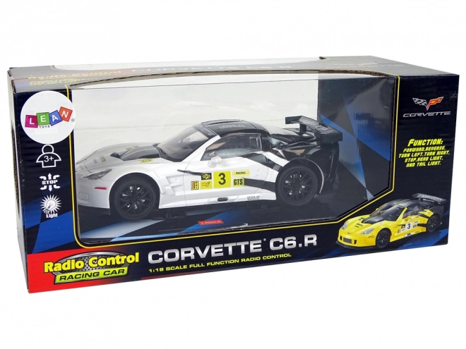 Rennwagen R/C Corvette C6.R Weiß