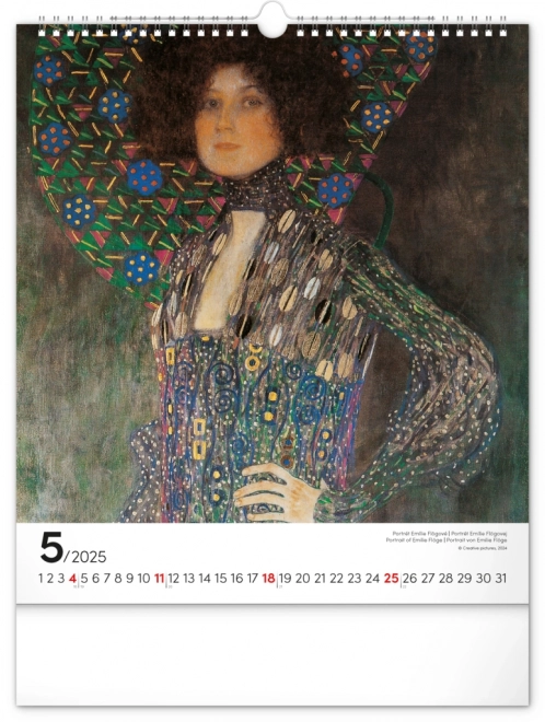 Wandkalender Gustav Klimt 2025