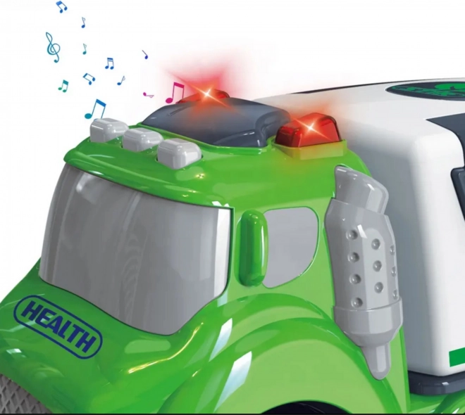 Woopie Müllwagen City Truck Geräusch- und Lichteffekte
