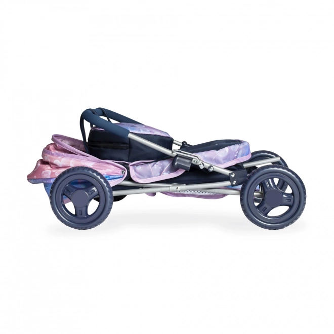 DeCuevas Puppenwagen Magic Bubble 2024 Zusammenklappbar mit Sonnenschirm und Tasche