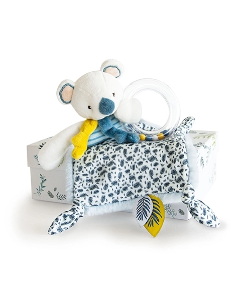 Doudou Geschenkset - Koala Yoca mit Rassel