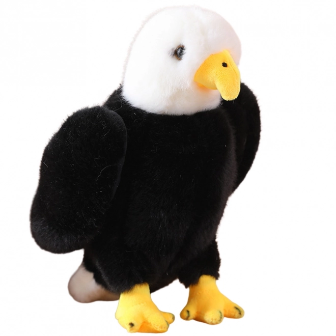 Kuscheladler Schwarz Weiß 25cm