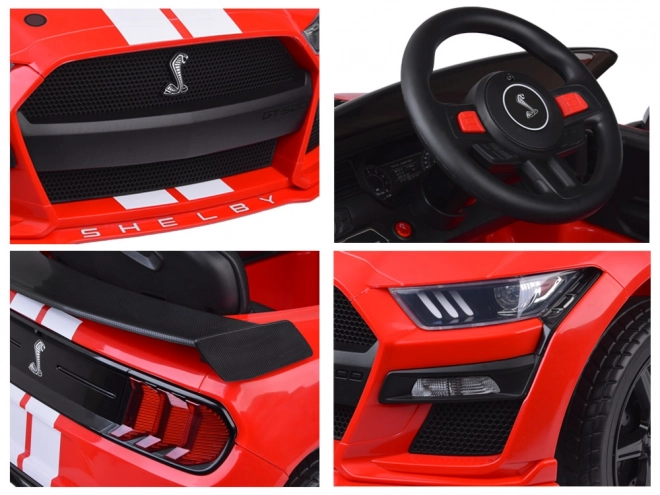 Batteriebetriebenes Auto Ford Mustang Shelby für Kinder – Rot