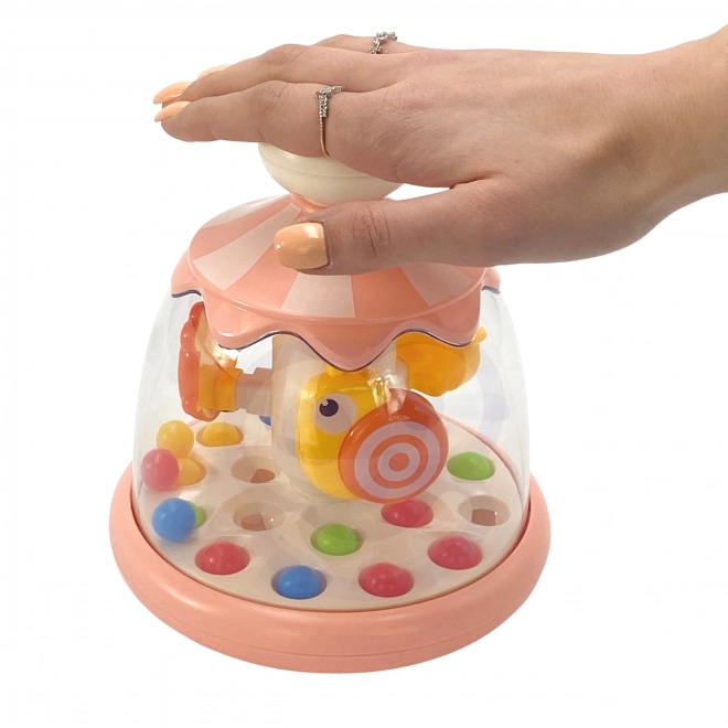 Woopie bunter Kreisel mit Tieren und Kugeln