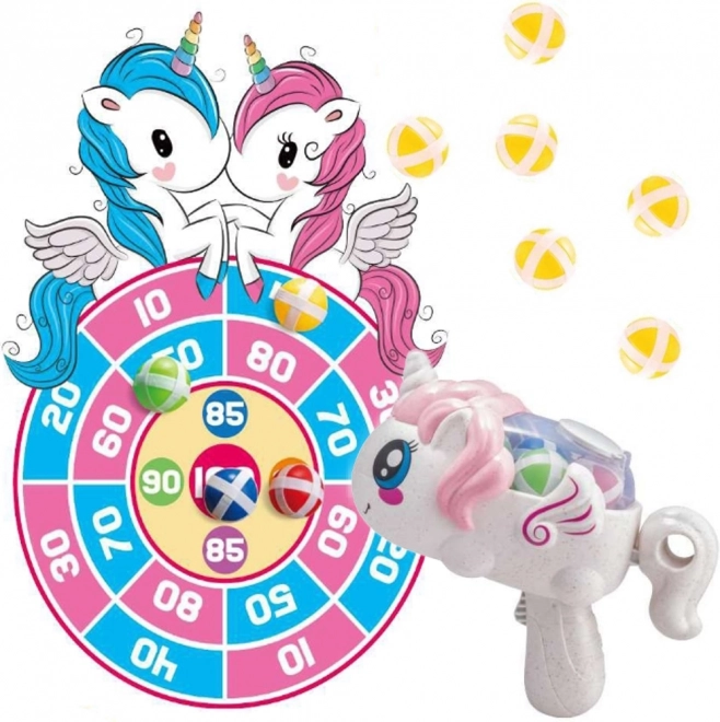 Woopie 2v1 Dartspiel für Kinder - Einhorn