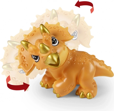 Lustiger Dinosaurier Triceratops 13 cm