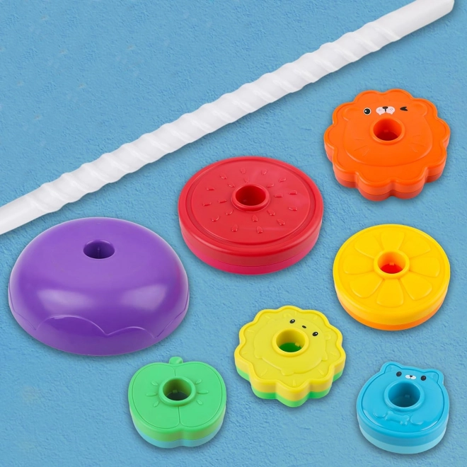 Bildungsspiralturm mit Tieren WOOPIE für Kinder