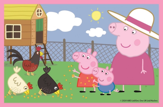 Clementoni Bildwürfel Peppa Pig, 6 Würfel