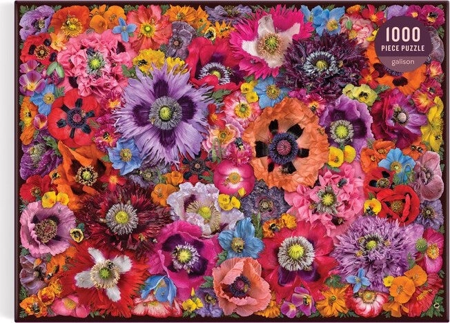 Bienen zwischen Mohnblumen Puzzle 1000 Teile