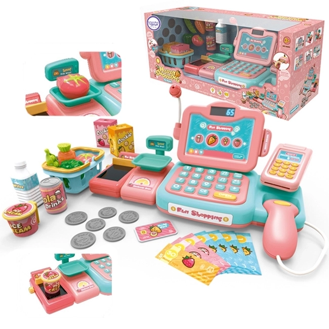 Kinder Spielkasse mit Scanner, Waage und Mikrofon von Woopie