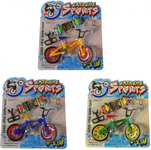 Fingerboard mit BMX-Rad