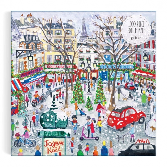 Galison Michael Storrings Weihnachts-Paris Puzzle 1000 Teile