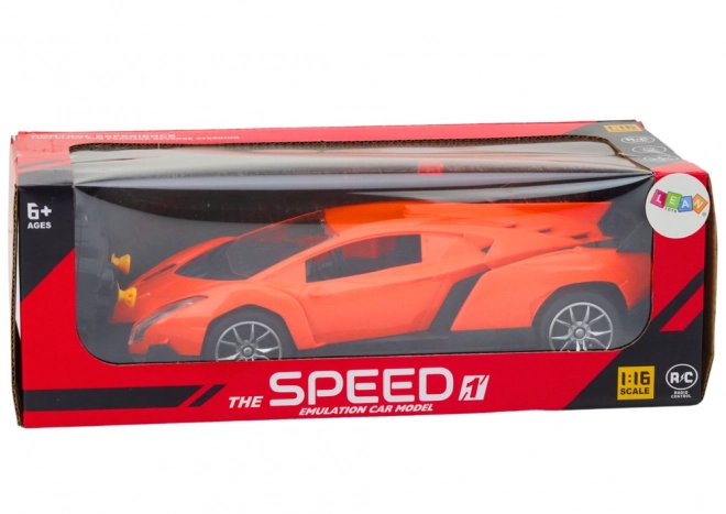 Ferngesteuertes Sportauto Orange RC Auto 1:16