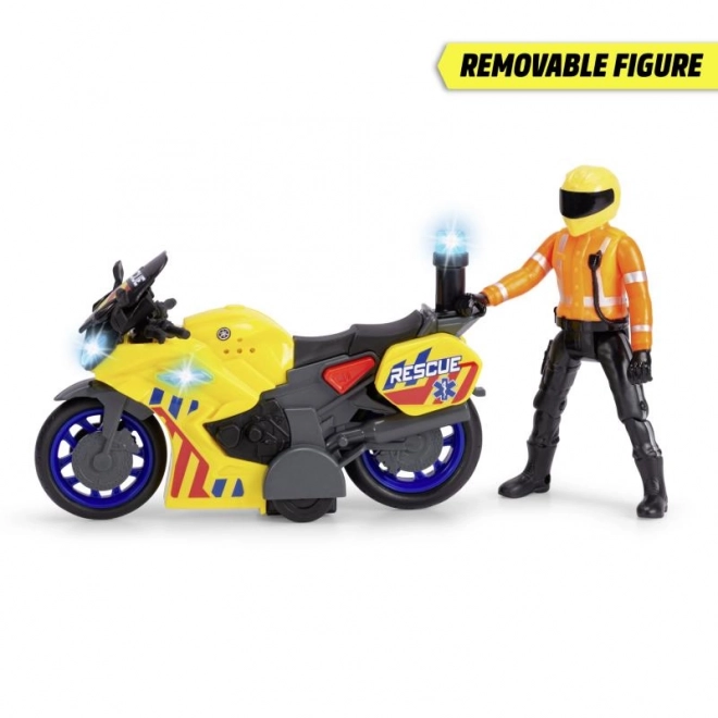 Rettungsmotorrad mit Fahrer 17 cm