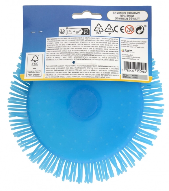 Wasser-Frisbee mit Fransen 17cm