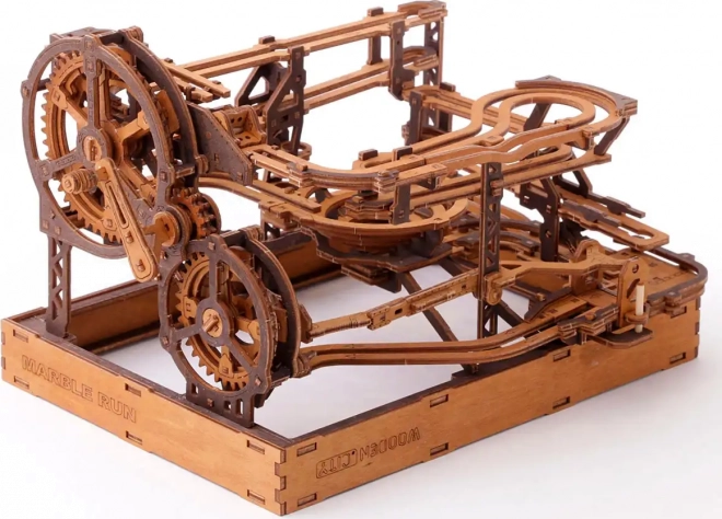 3D-Holzpuzzle Kugelbahn von WOODEN CITY