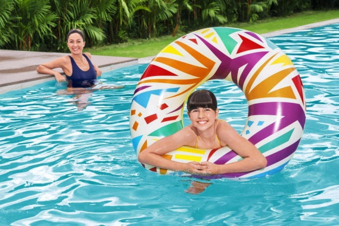 Geometrischer Schwimmreifen Weiß von BESTWAY