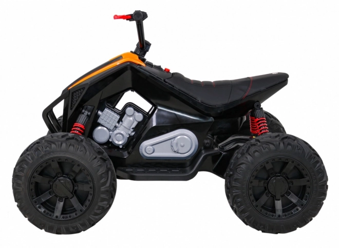 Quad Lucky Seven mit Batterie schwarz + EVA Räder + langsamer Start + LED + MP3 USB